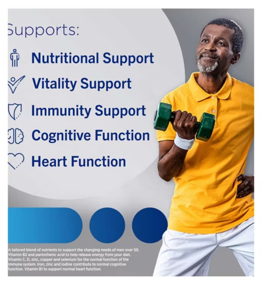 Centrum Men 50+ Multivitamins & Minerals, 30 Tablets - Image 3